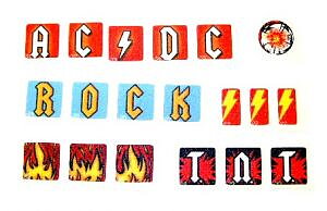 AC/DC Premium/LE High Wear Decal Set