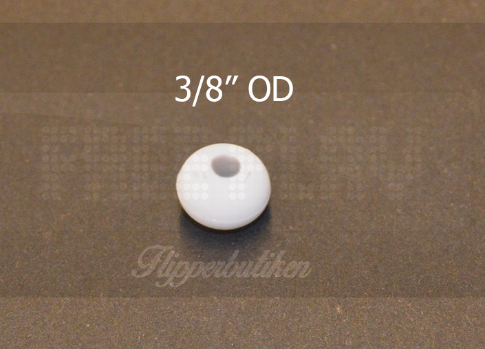 3/8" OD White Rubber Ring - Premium