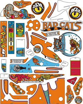 Bad Cats - Komplett plastset