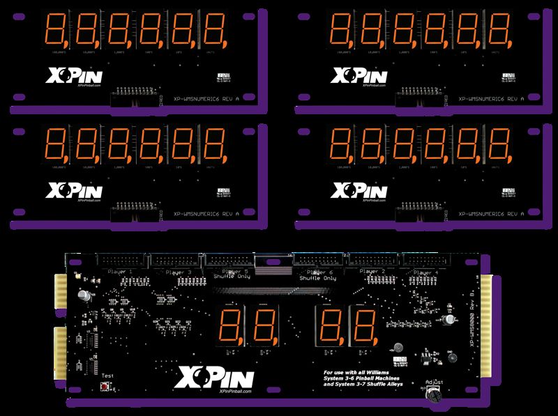 LED Display XP-WMS8000 för Williams-spel - ORANGE