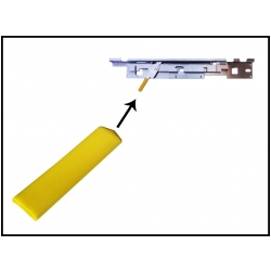Yellow Handle Sleeve For Lockdown Bar Lever Guide - Williams/Bally 