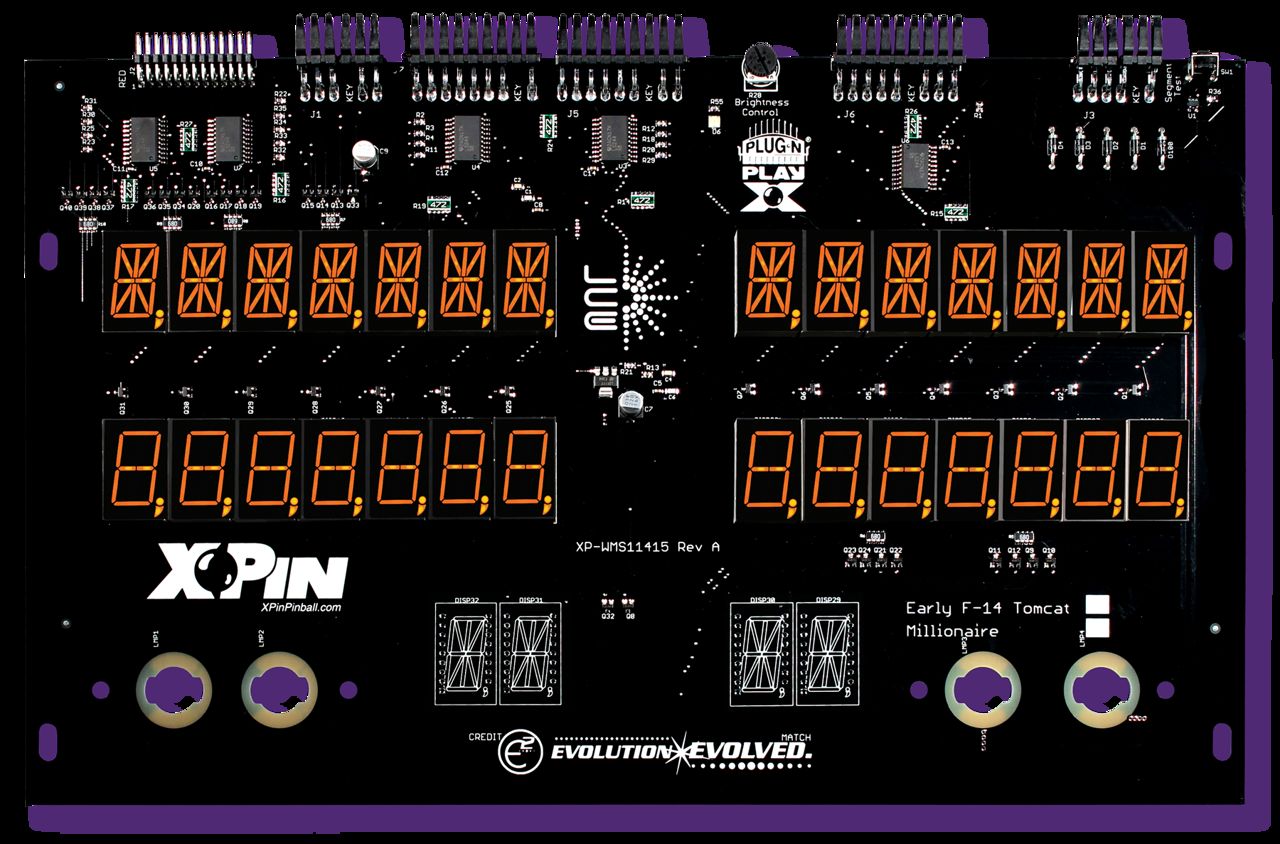 LED Display XP-WMS11415 för F14 Tomcat - ORANGE