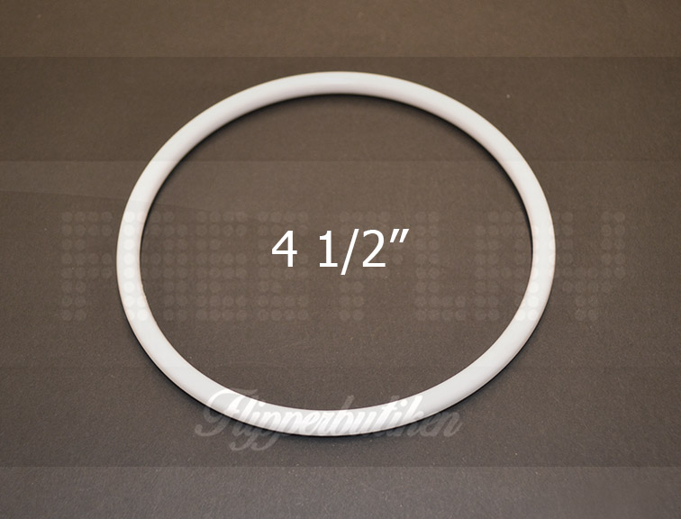 4 1/2" White Rubber Ring - Premium