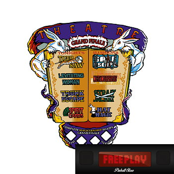 Theatre of Magic - Playfield Overlay