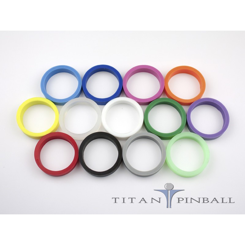 Titan Silicone Rings - Flippergummi (3/8" - Gottlieb/Classic) 