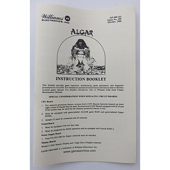 Algar - Operator Handbook