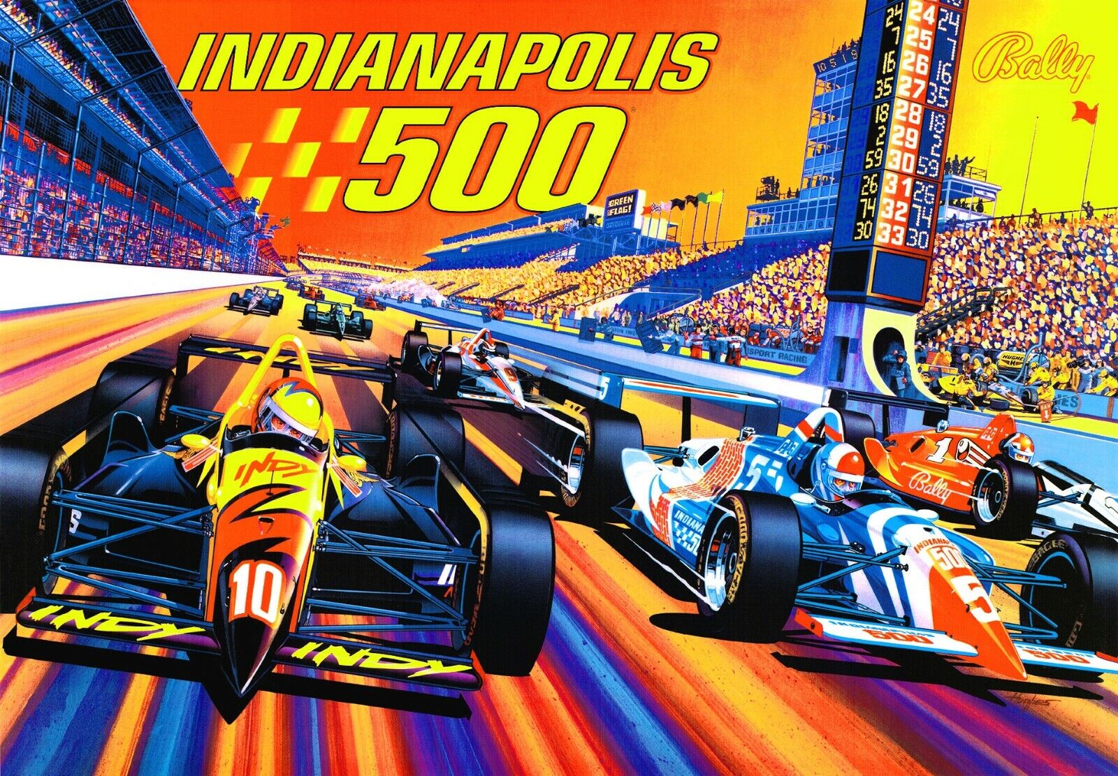 Indianapolis 500 Playfield Kit