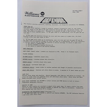 Defender - Operator Handbook