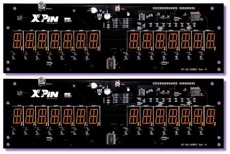 LED Display XP-BLY6803 for Bally/Midway 6803 Games - ORANGE