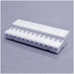 .100" IDC 12-Position Connector For 22 Gauge Wire