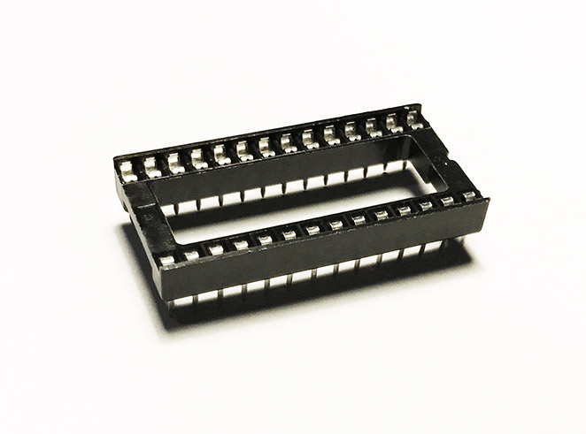 IC Socket 28 Pin - Wide  (15,24 mm)