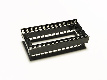 IC Socket 28 Pin - Wide  (15,24 mm)