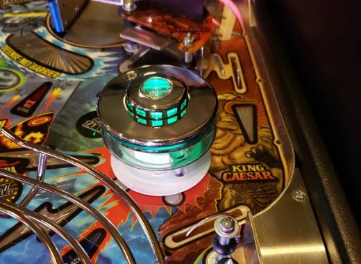 Premium Metal Cast UFO Space Ship For Godzilla Pinball Machines - 2