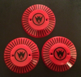 High Speed Popbumper Caps - Decorated - Set/3