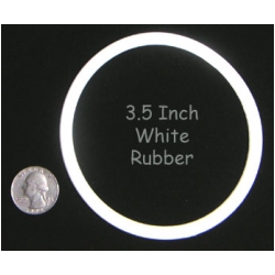 3-1/2" White Rubber Ring