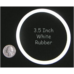 3-1/2" White Rubber Ring