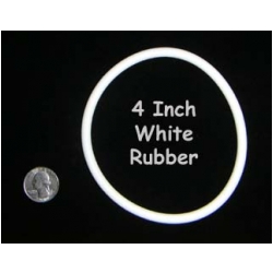 4" White Rubber Ring