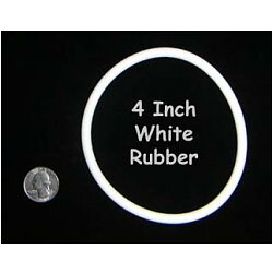 4" White Rubber Ring