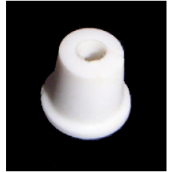 Tapered White Bumper Post Sleeve