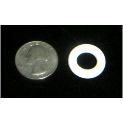 7/16" White Bumper Post Rings
