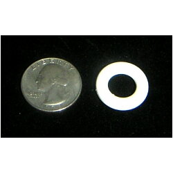 7/16" White Bumper Post Rings