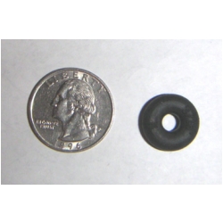 3/16" Black Bumper Post Rings