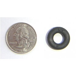 5/16" Black Bumper Post Rings