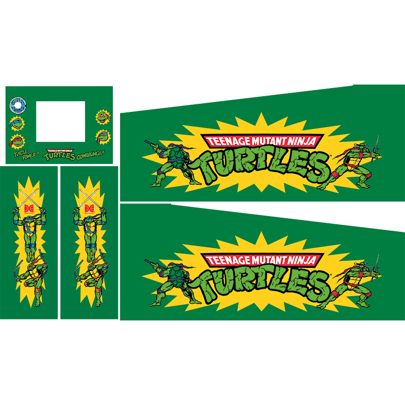 Teenage Mutant Ninja Turtles - Kabinettdekaler - Utförsäljning