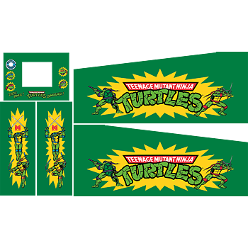 Teenage Mutant Ninja Turtles - Cabinet Decals - Clearance Sale
