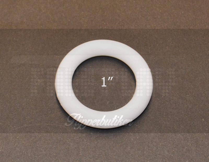 1" White Rubber Ring - Premium