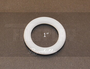 1" vit gummiring - Premium