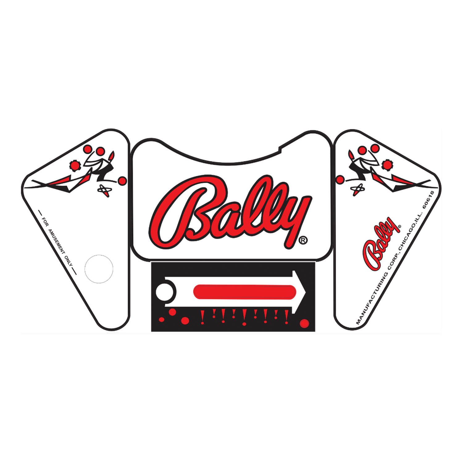 Flip Flop Apron Decal Set