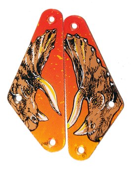 Jurassic Park - Slingshot plaster (par) - Röda