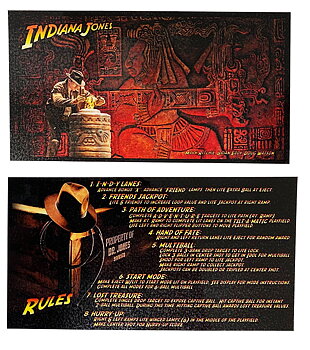 Instruktionskort - Indiana Jones
