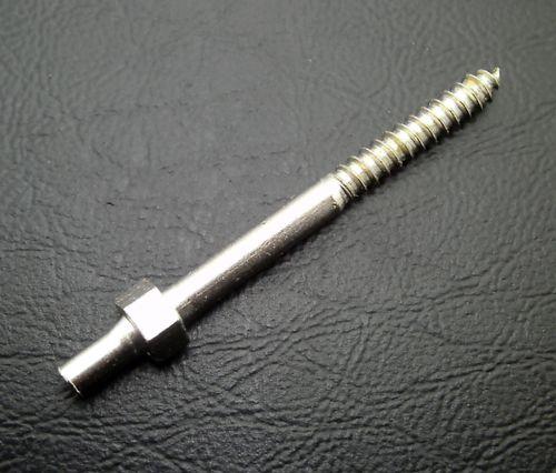 Machine Post/Stud 6-32 wood screw w/ non-threaded top