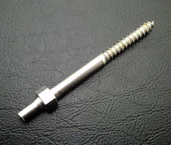 Machine Post/Stud 6-32 wood screw w/ non-threaded top