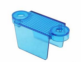 Plastguide dubbelsidig  - Ljusblå  (transparent)