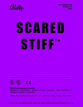 Scared Stiff (Bally) - Manual
