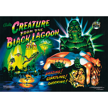 Creature from the Black Lagoon - Backglass (3 mm acryl)