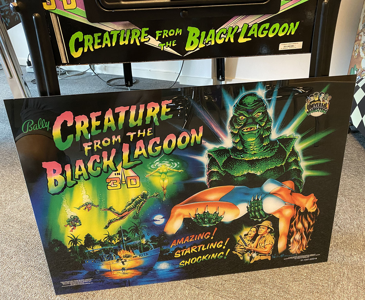 Creature from the Black Lagoon - Backglass (3 mm acryl) - 2