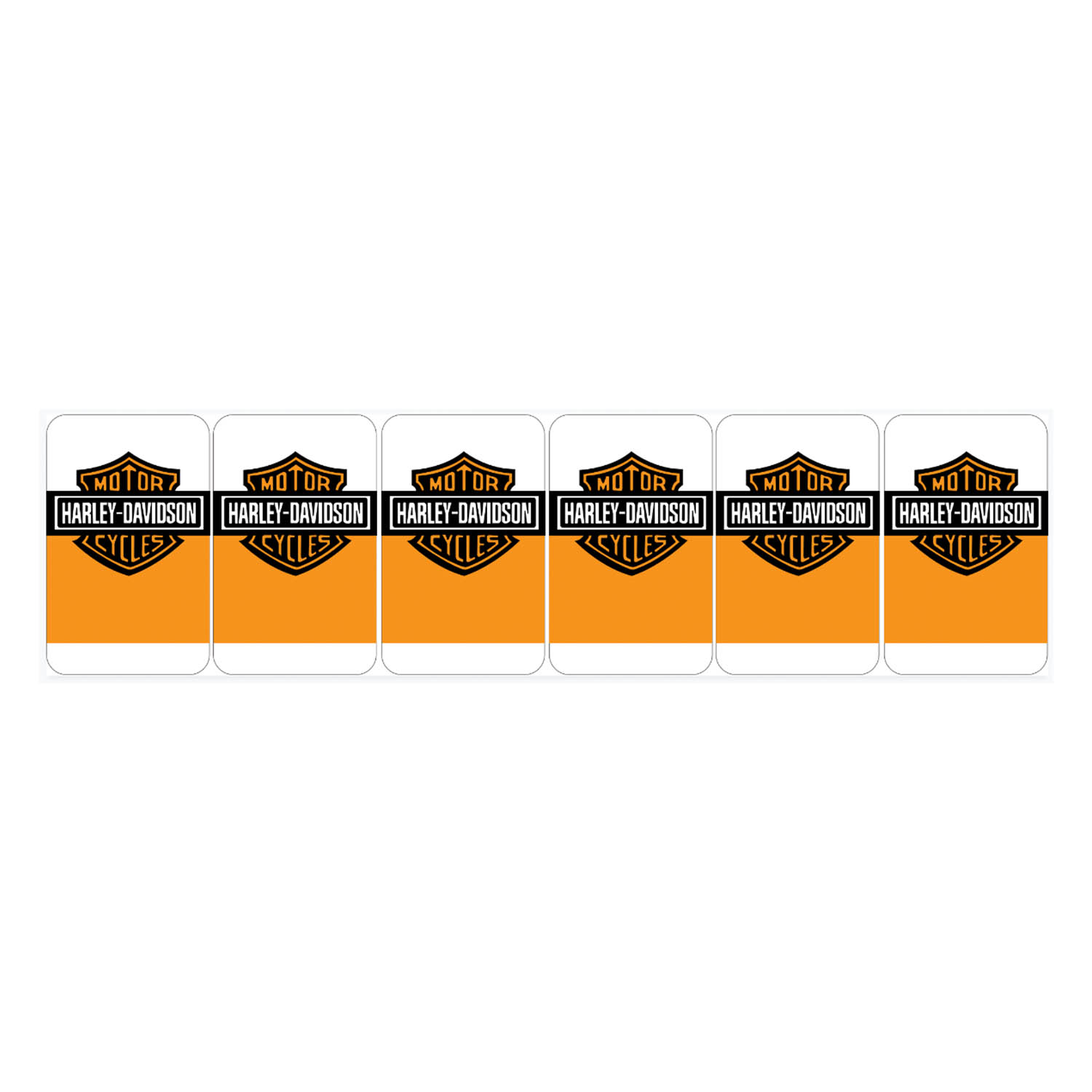 Harley Davidson - Target dekaler (6 st)