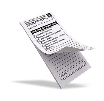 Pinball Violations (Maintenance & Repair) Notepad