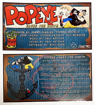 Instruktionskort - Popeye