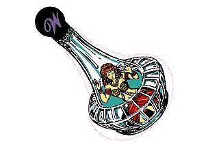 Tales of the Arabian Nights - Genie in bottle decal