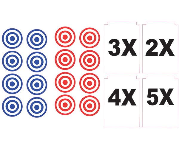 Bally Bull's Eye - Target Decal Set (20 pcs)