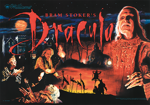 Bram Stoker's Dracula - Backglass (3 mm acryl)