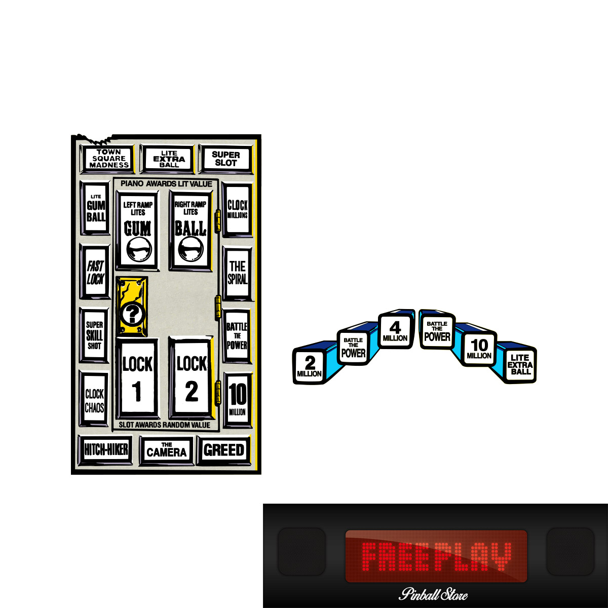 Twilight Zone - Playfield Overlay