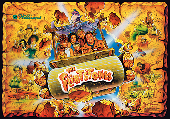 Flintstones, The - Backglass (3 mm acryl)