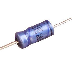 Capacitor (axial) 22 µF 25V
