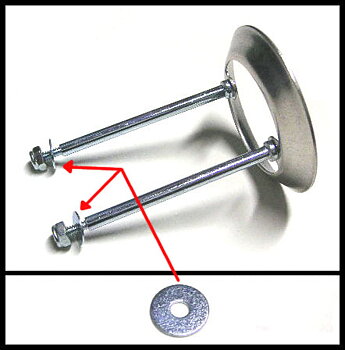 Pop Bumper Ring and Rod Assembly Washers
